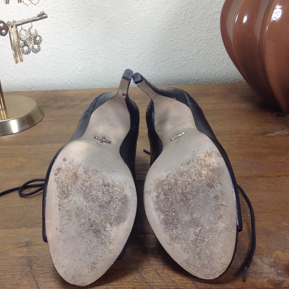 Pour La Victoire Vionne Black Leather Ankle Boot - Picture 7 of 8